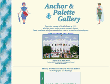 Tablet Screenshot of anchorandpalette.com
